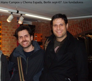 Manu Campos y Chema Espada, sept 2007